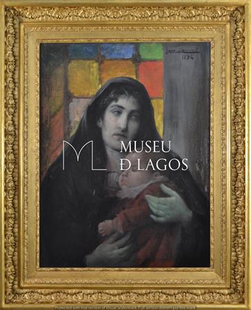 <b>Mulher com criana ao [...]</b>